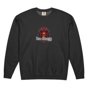 Unisex garment-dyed fleece crewneck sweatshirt