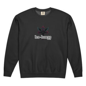 Unisex garment-dyed fleece crewneck sweatshirt