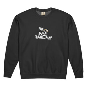 Unisex garment-dyed fleece crewneck sweatshirt